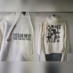 Taylor Swift The Eras Tour Official Hoodie – Size Medium, Cream